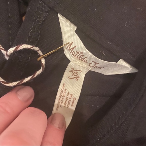 Matilda Jane Power Pose Black Romper XS Jumpsuit - Picture 3 of 5